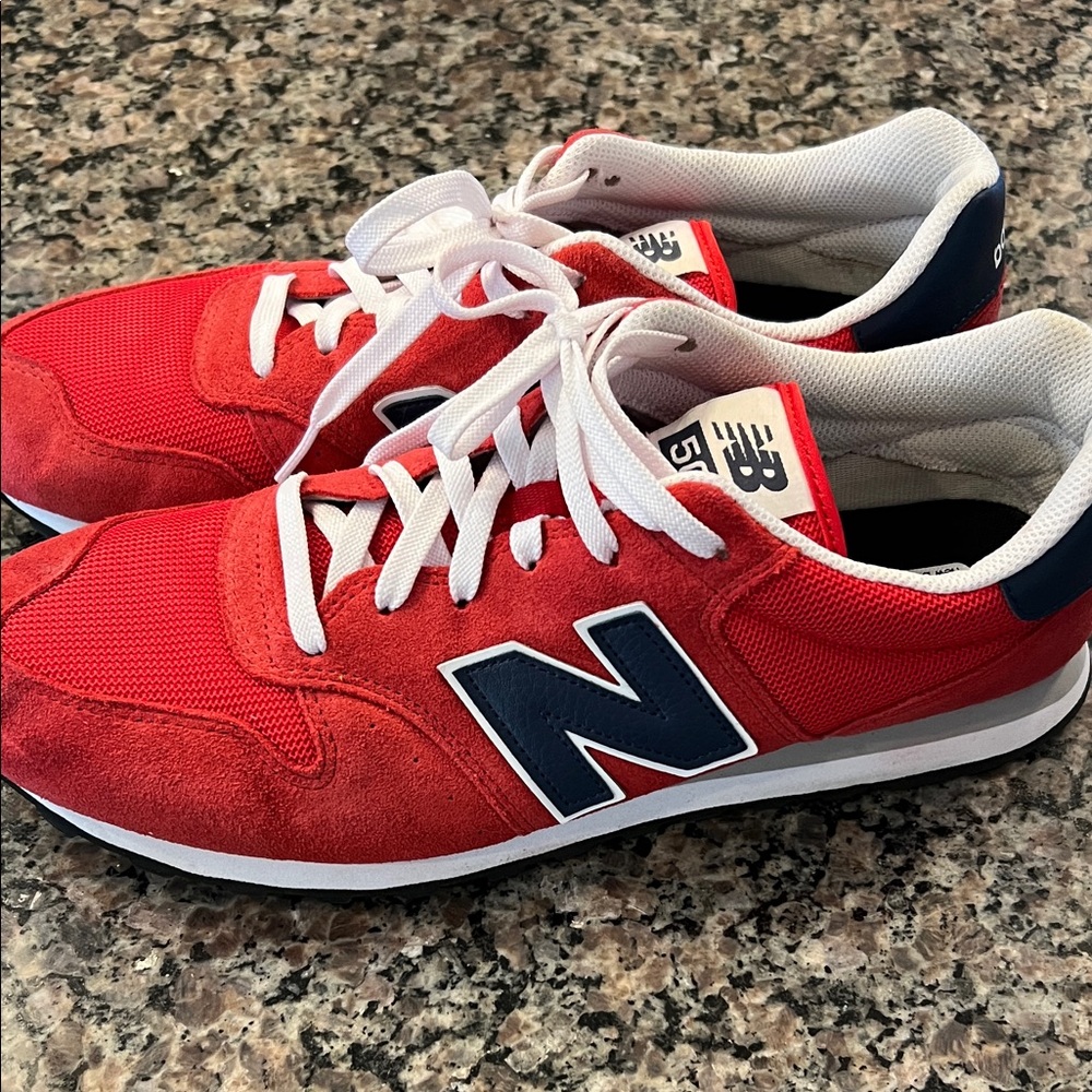 New Balance Red and Blue Athletic Shoes